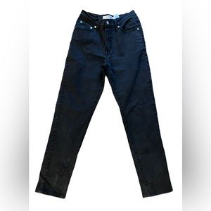 Levi’s 512 Tapered Slim High Rise Black Denim 6M